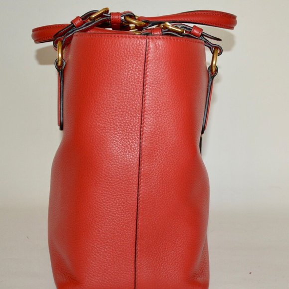 NWT PRADA VITELLO PHENIX PEBBLED LEATHER TOTE SHOULDER BAG - Picture 6 of 11